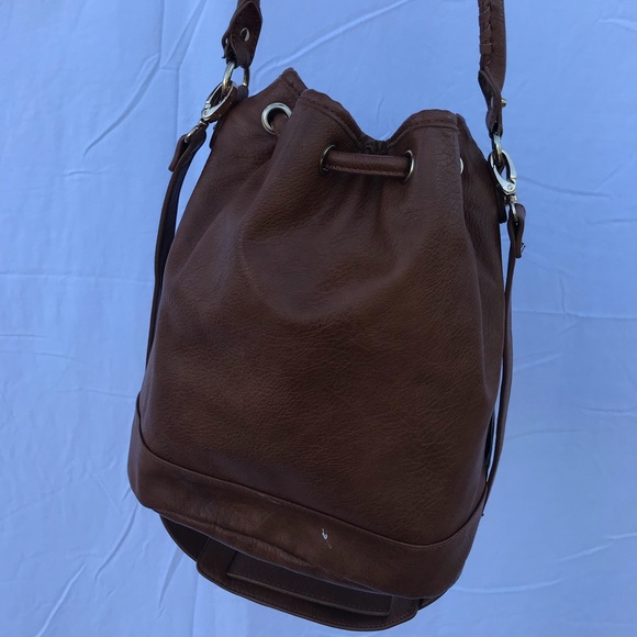 Cross body + handle leather purse - Picture 4 of 5